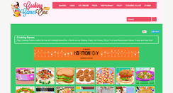 Desktop Screenshot of cookinggamesone.com